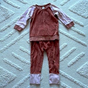 Kate Quinn dusty pink lounge set 4T